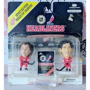 NHL Headliners | Detroit Red Wings | Fedorov and Shanahan Figures | 1997